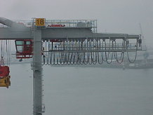 2 container cranes (ship to shore)